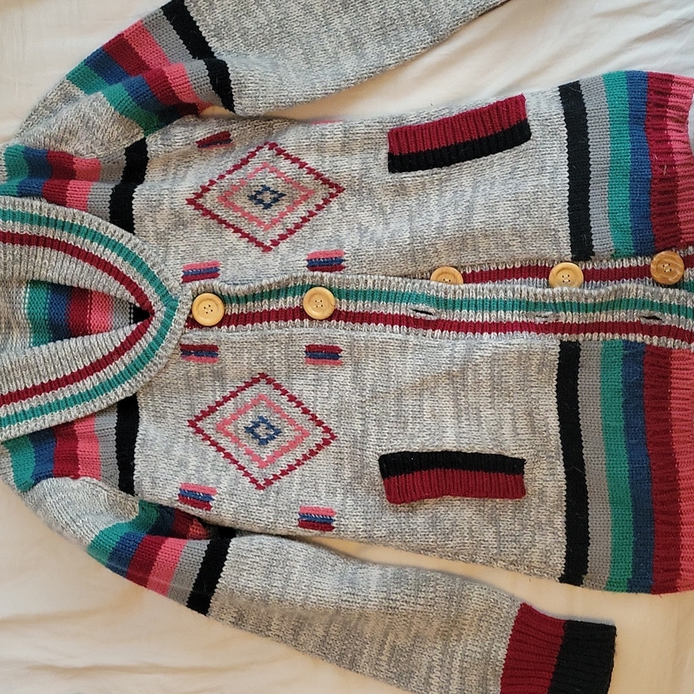 Vintage cowl neck cardigan